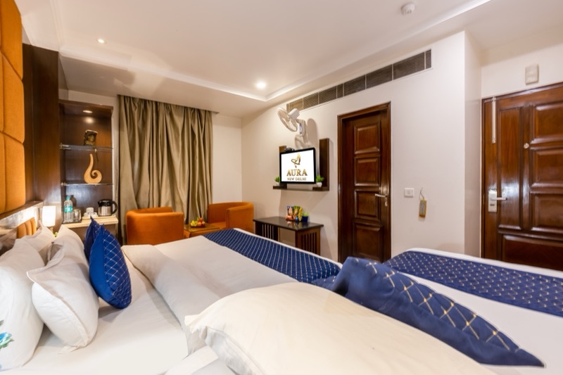 Rooms at Hotel Aura New Delhi